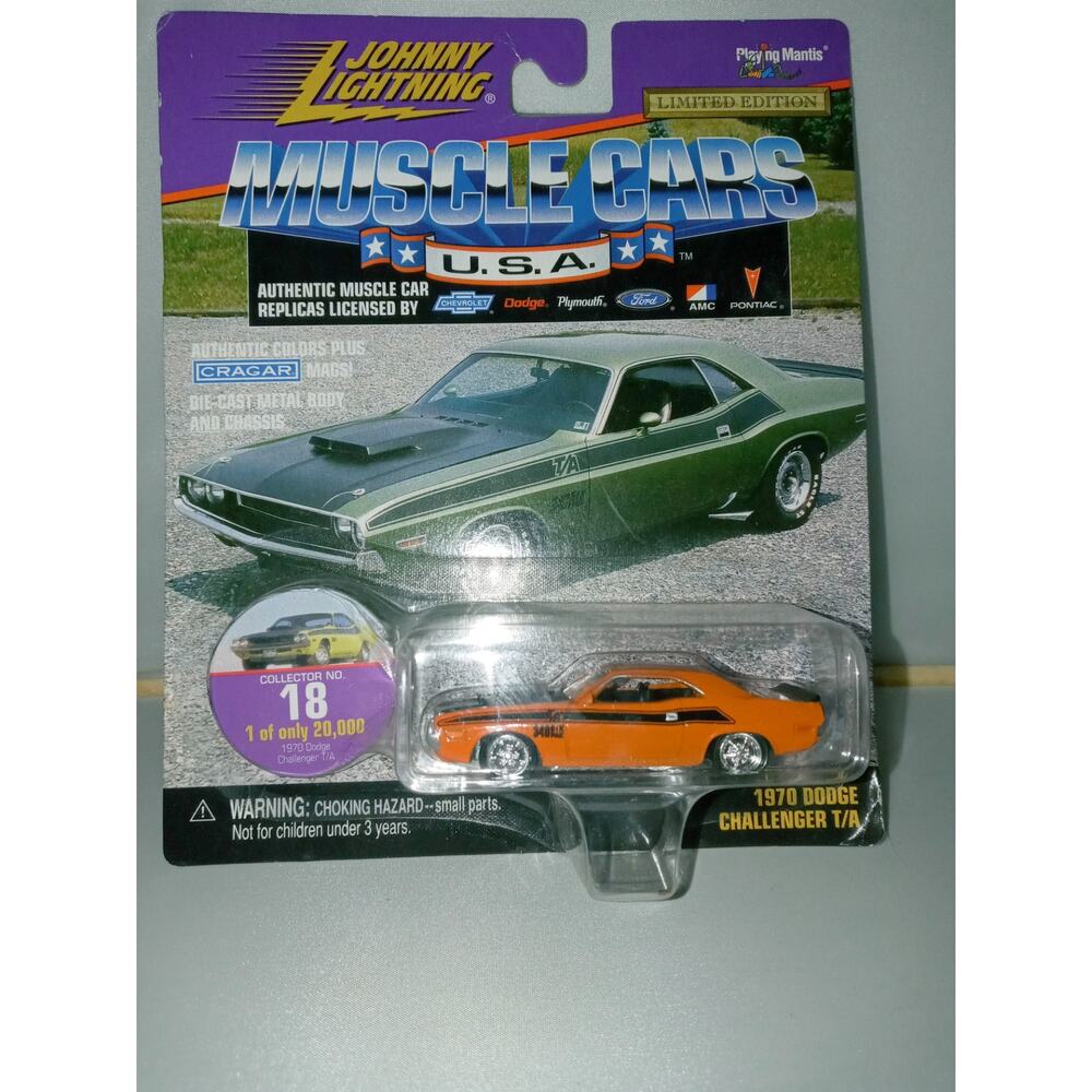 Johnny Lightning Muscles Cars 1970 Dodge Challenger T/A Collector No #18